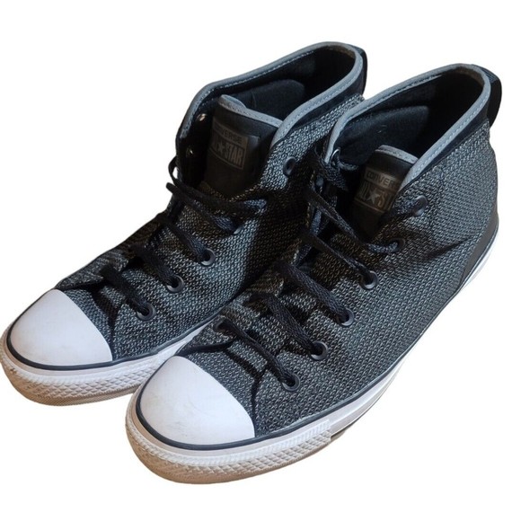Converse Men's Chuck Taylor All Star Syde Street Mid 155483C Black/White 9M 11W - Picture 2 of 6